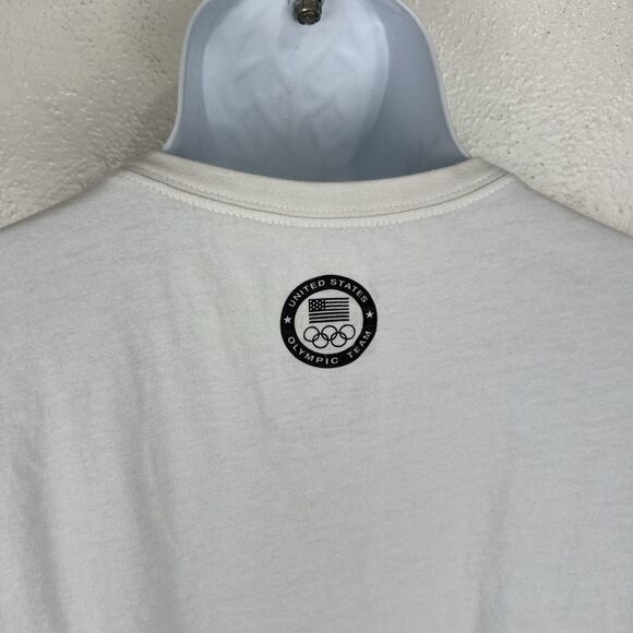 Nike Shirt Men Large White Athletic Cut American Eagle Patriotic Graphic Tee - Picture 10 of 14